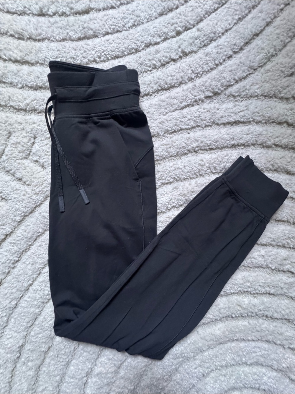 Lululemon Navy Jogger Pants with Drawstring Waist